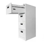 4-Drawers Metallic Steel Cabinet - Image 3