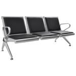 Three seater office reception bench - Image 2
