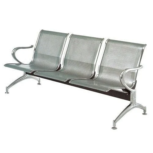 silver-three-seater-waiting-airport-chair-500x500-1.jpeg 3-link nonpadded waiting bench - Image 1