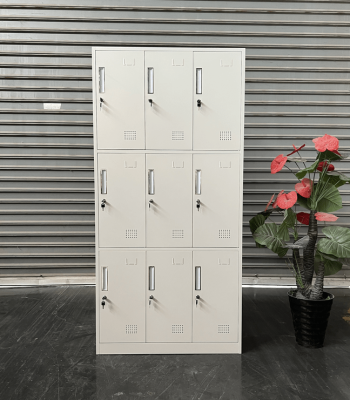 9-door steel metal locker, steel locker with 9 doors, metal locker cabinet 9-door, 9-compartment steel storage locker, industrial 9-door metal locker, 9-door employee locker, secure 9-door steel cabinet, steel locker for staff use, multi-door metal locker cabinet, 9-locker steel unit, steel school locker 9 doors, 9-door office locker cabinet, powder-coated steel locker 9 doors, metal compartment locker 9 doors, 9-door gym locker metal, steel cabinet with 9 lockable doors, robust 9-door locker steel, durable metal locker 9 compartments, 9-door steel personal storage unit, stackable 9-door steel locker