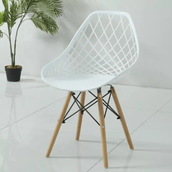 wood base Eames chair, Eames replica chair, Eames chair with wooden legs, modern Eames wood base chair, mid-century Eames chair, Eames style side chair, Eames molded plastic chair, wooden leg designer chair, Eames dining chair wood base, Scandinavian style Eames chair, Eames DSW chair, minimalist wood base chair, Eames chair for office, stylish Eames seat, molded seat wood legs chair, wood leg plastic chair, ergonomic Eames replica, modern plastic wood chair, Eames-inspired chair, Eames chair for living room