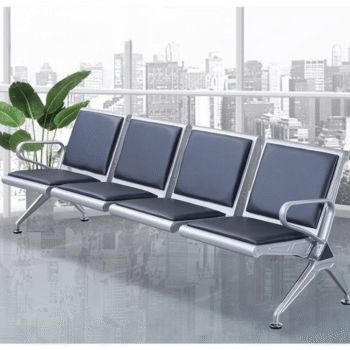 4-link office reception bench, reception seating, office waiting bench, modern reception bench, commercial office bench, lobby seating, waiting area furniture, durable office bench, multi-seat reception bench, office lounge seating, contemporary reception bench, public seating bench, professional office bench, ergonomic reception seating, stylish waiting bench, high-quality office bench, modular reception bench, corporate lobby furniture, metal reception bench, long office bench, office seating solution, visitor seating bench, reception area furniture, sleek office bench, office corridor seating, comfortable reception bench, heavy-duty office bench, space-saving reception bench, compact office bench, executive reception seating