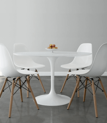4-seater white Eames dining set, Eames dining set, white dining set, 4-seater dining set, modern dining set, Eames style dining set, minimalist dining set, contemporary dining set, Scandinavian dining set, home dining set, dining table with chairs, stylish dining set, compact dining set, white Eames chairs, modern home dining set, dining set furniture, sleek dining set, durable dining set, affordable dining set, designer dining set, residential dining set, small space dining set, luxury dining set, modern interior dining set, elegant dining set, 4-seater table and chairs, minimalist home dining set, modern dining room set, trendy dining set, Eames inspired dining set