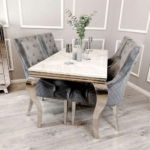 6-seater dining table, marble top dining table, modern dining table, luxury dining table, elegant dining furniture, dining table set, marble dining set, contemporary dining table, family dining table, durable dining table, stylish dining table, dining room furniture, high-quality dining table, marble tabletop table, solid dining table, 6-person dining table, premium dining furniture, spacious dining table, classic dining table design, modern home dining, sleek dining table, easy-to-clean dining table, marble kitchen table, elegant home dining, dining table with chairs, chic dining set, luxury home furniture, sophisticated dining table, marble finish dining table, functional dining table
