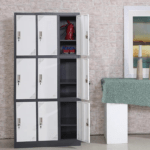 9-Locker Steel Office Cabinet, steel locker cabinet, 9-door office locker, metal storage cabinet, workplace locker solution, staff locker cabinet, secure office storage, commercial locker unit, industrial storage cabinet, office organization furniture, heavy-duty steel cabinet, employee locker storage, durable office locker, workplace storage solution, multi-compartment locker, locker room furniture, office storage cabinet, metal locker unit, secure document storage, professional office locker, steel office furniture, staff storage cabinet, organizational locker system, high-quality steel cabinet, modern office locker, compact locker unit, functional office storage, locker storage solution, office filing cabinet, reliable locker cabinet