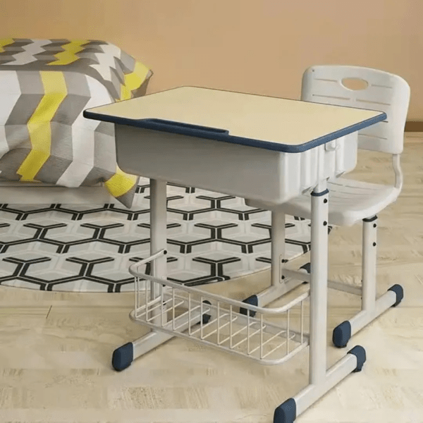 Adjustable Kids Desk & Chair, kids study desk, children's adjustable chair, ergonomic kids furniture, school desk and chair, height-adjustable desk, learning desk for kids, study furniture for children, kids workstation, classroom furniture, kids desk set, comfortable study chair, kids home study table, multifunctional kids desk, kids office furniture, sturdy children's desk, educational furniture for kids, desk and chair combo, kids study area solution, modern kids desk, children's learning table, compact kids desk, adjustable study table, kids room furniture, child-friendly desk, ergonomic study chair for kids, space-saving kids furniture, colorful kids desk, practical kids study desk, kids homework station