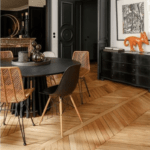 black Eames dining chair, Eames style chair, modern dining chair, black modern chair, Eames replica chair, stylish dining chair, contemporary dining chair, black kitchen chair, mid-century dining chair, designer dining chair, Eames inspired chair, black living room chair, modern home chair, comfortable dining chair, black plastic chair, Eames office chair, dining room seating, minimalist dining chair, black accent chair, modern replica chair, Eames dining replica, trendy dining chair, black café chair, sleek dining chair, Eames side chair, designer home chair, black restaurant chair, modern dining seating, black chair for kitchen, elegant dining chair
