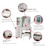 dresser desk with mirror, vanity dresser, makeup dresser with mirror, bedroom dresser desk, vanity table, dressing table with mirror, modern dresser desk, cosmetic dresser, storage dresser with mirror, bedroom vanity desk, elegant dresser desk, compact vanity dresser, wooden dresser with mirror, stylish vanity table, mirror desk for bedroom, multifunctional dresser desk, contemporary dresser desk, cosmetic vanity dresser, small dresser desk, chic vanity desk, drawer dresser with mirror, functional vanity table, dressing furniture, home vanity desk, bedroom furniture with mirror, makeup station desk, decorative dresser desk, space-saving vanity, dresser with mirror set, professional vanity desk