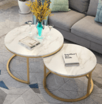 Pair-Marble Office Coffee Table - Image 7