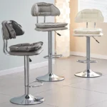 armless leather PU swivel barstool, PU leather bar stool, swivel barstool, armless barstool, modern bar stool, kitchen bar stool, counter height bar stool, bar height stool, adjustable height barstool, hydraulic bar stool, gas lift bar stool, chrome base bar stool, metal frame bar stool, faux leather bar stool, leather effect bar stool, cushioned bar stool, padded bar stool, backless bar stool, low back bar stool, contemporary bar stool, minimalist bar stool, luxury bar stool, affordable bar stool, premium bar stool, home bar stool, kitchen counter stool, breakfast bar stool, island seating stool, bar seating furniture, modern kitchen seating, dining bar stool, restaurant bar stool, cafe bar stool, pub bar stool, commercial bar stool, heavy duty bar stool,