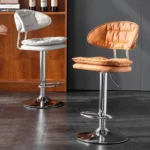 armless leather PU swivel barstool, PU leather bar stool, swivel barstool, armless barstool, modern bar stool, kitchen bar stool, counter height bar stool, bar height stool, adjustable height barstool, hydraulic bar stool, gas lift bar stool, chrome base bar stool, metal frame bar stool, faux leather bar stool, leather effect bar stool, cushioned bar stool, padded bar stool, backless bar stool, low back bar stool, contemporary bar stool, minimalist bar stool, luxury bar stool, affordable bar stool, premium bar stool, home bar stool, kitchen counter stool, breakfast bar stool, island seating stool, bar seating furniture, modern kitchen seating, dining bar stool, restaurant bar stool, cafe bar stool, pub bar stool, commercial bar stool, heavy duty bar stool,