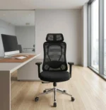office chair with lumbar support, office chair with headrest, office chair with armrests, office chair with adjustable armrests, office chair with wheels, office chair with swivel base, office chair with mesh back, office chair with leather finish, office chair with breathable fabric, office chair with cushioned seat, office chair with ergonomic backrest, office chair with adjustable height, office chair with reclining function, office chair with tilt mechanism, office chair with neck support, office chair with padded armrests, office chair with footrest, office chair with sturdy frame,