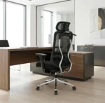 office chair with lumbar support, office chair with headrest, office chair with armrests, office chair with adjustable armrests, office chair with wheels, office chair with swivel base, office chair with mesh back, office chair with leather finish, office chair with breathable fabric, office chair with cushioned seat, office chair with ergonomic backrest, office chair with adjustable height, office chair with reclining function, office chair with tilt mechanism, office chair with neck support, office chair with padded armrests, office chair with footrest, office chair with sturdy frame,