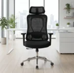 office chair with lumbar support, office chair with headrest, office chair with armrests, office chair with adjustable armrests, office chair with wheels, office chair with swivel base, office chair with mesh back, office chair with leather finish, office chair with breathable fabric, office chair with cushioned seat, office chair with ergonomic backrest, office chair with adjustable height, office chair with reclining function, office chair with tilt mechanism, office chair with neck support, office chair with padded armrests, office chair with footrest, office chair with sturdy frame,