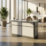 office reception desk, reception desk, modern reception desk, office front desk, reception counter, reception table, reception workstation, office lobby desk, front office reception desk, executive reception desk, luxury reception desk, minimalist reception desk, contemporary reception desk, commercial reception desk, professional reception desk, business reception desk, corporate reception desk, wooden reception desk, metal reception desk, glass reception desk, marble reception desk, laminate reception desk, custom reception desk, modular reception desk, compact reception desk, large reception desk, small reception desk, curved reception desk, L shaped reception desk,