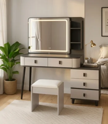Dressing Table, Vanity Table, Makeup Table, Bedroom Vanity, Makeup Vanity, Dressing Mirror Table, Cosmetic Table, Beauty Table, Bedroom Dressing Table, Wooden Dressing Table, Modern Dressing Table, Luxury Dressing Table, LED Dressing Table, White Dressing Table,