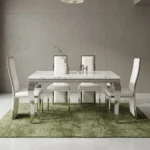 dining table, dining room table, kitchen dining table, modern dining table, wooden dining table, glass dining table, marble dining table, metal dining table, steel frame dining table, MDF dining table, engineered wood dining table, laminate dining table, round dining table, rectangular dining table, square dining table, oval dining table, extendable dining table, folding dining table, space saving dining table,